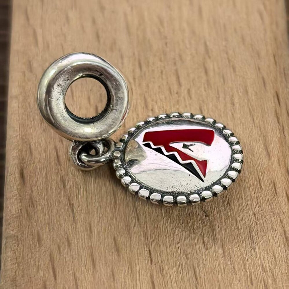 Pandora Retired and Rare Arizona Diamondbacks Baseball Charm, S925 Silver - Picture 3 of 4